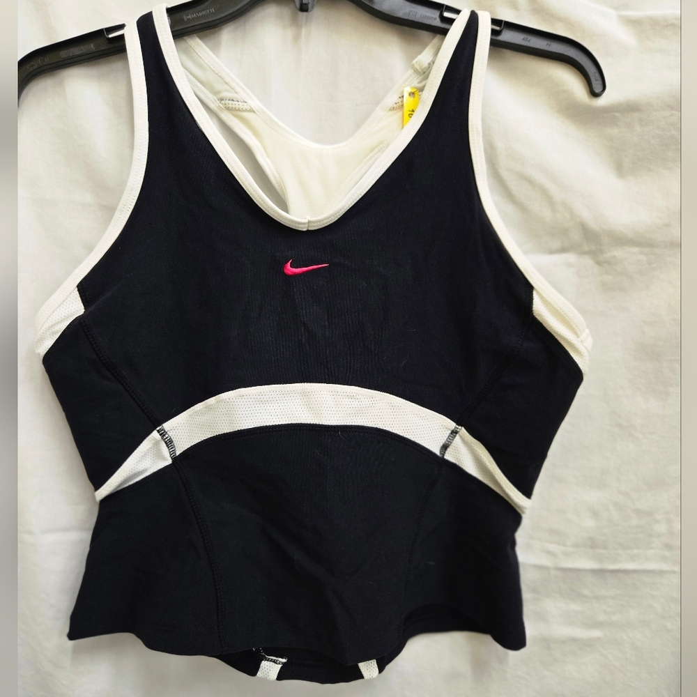 Nike Black and White Tank Top